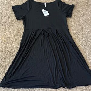 24/7 Comfort Apparel Classic Black Mini Dress